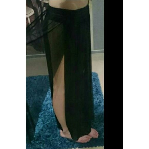 Long Dress Beach long Skirt sheer - Picture 2 of 8
